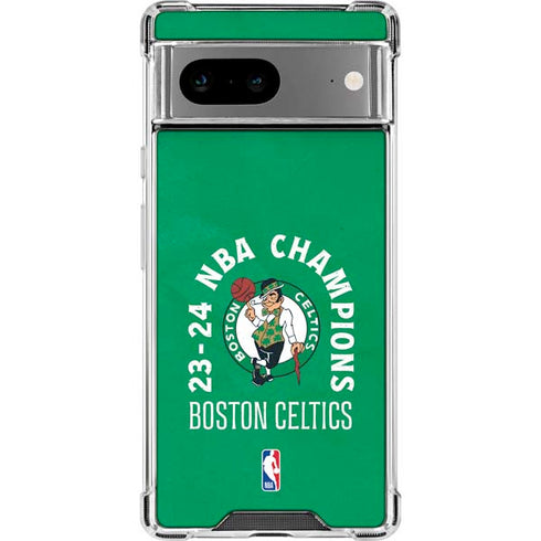2024 NBA Champions Boston Celtics Google Pixel 8 Clear Case